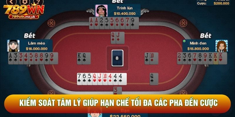 Kiểm soát tâm lý giúp hạn chế tối đa các pha đền cược Kiểm soát tâm lý giúp hạn chế tối đa các pha đền cược