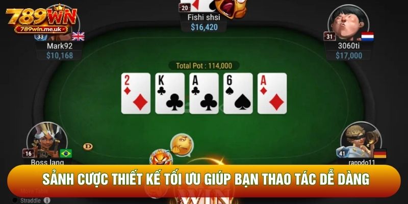 Sảnh cược thiết kế tối ưu giúp bạn thao tác dễ dàng Sảnh cược thiết kế tối ưu giúp bạn thao tác dễ dàng